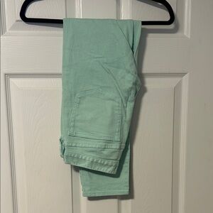 J. Crew Light Green Stretch Pants